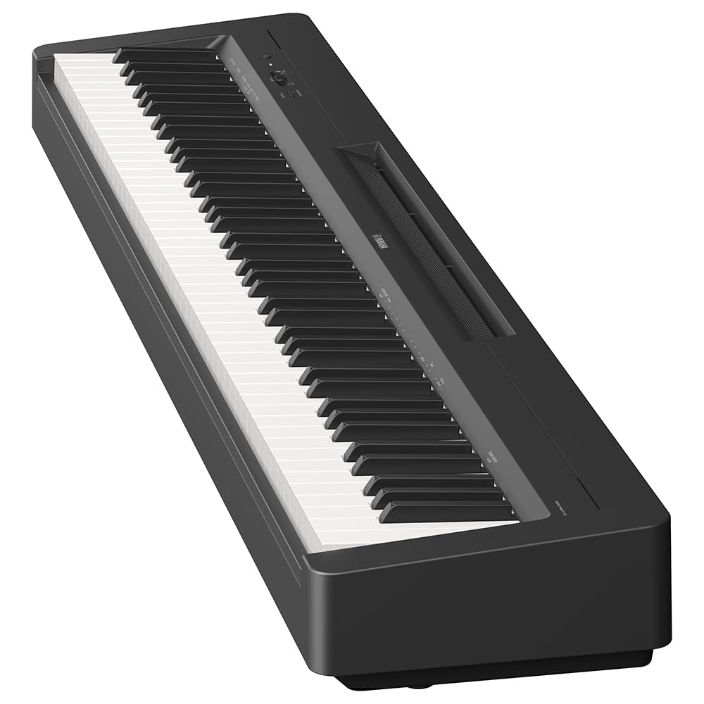 Piano Digital P 145B Preto 88 Teclas Sensitivas Com Fonte e Pedal